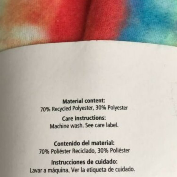 Fleece Throw BlanketTie Dye Rainbow 🌈 Soft Comfy Cozy Hippie Colorful Gift NIP - Picture 4 of 4